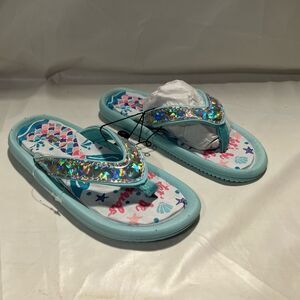 Wave Zone Girls Mermaid Flip Flops